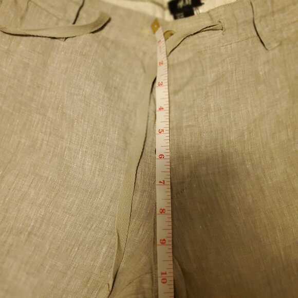 H & M 100 % Linen Pants  34 X 31 - Picture 7 of 8